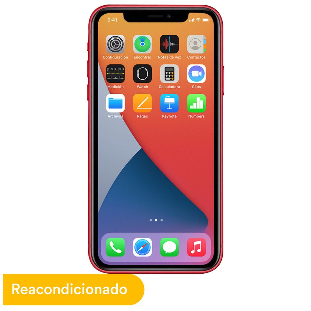 iPhone 11 64GB Rojo Apple Reacondicionado Grado A